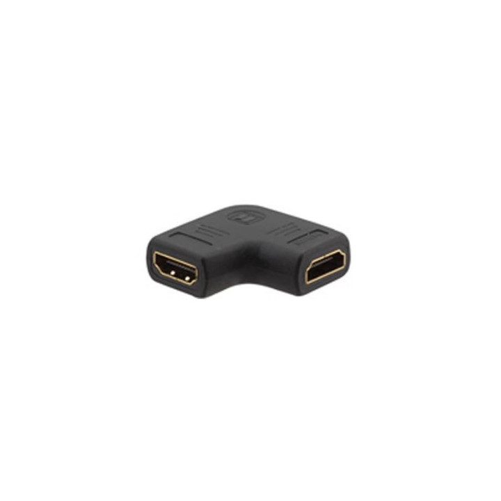 Kramer AD-HF/HF/RA-FLAT - HDMI (F) to HDMI (F) Right-Angled Flat Gender Changer