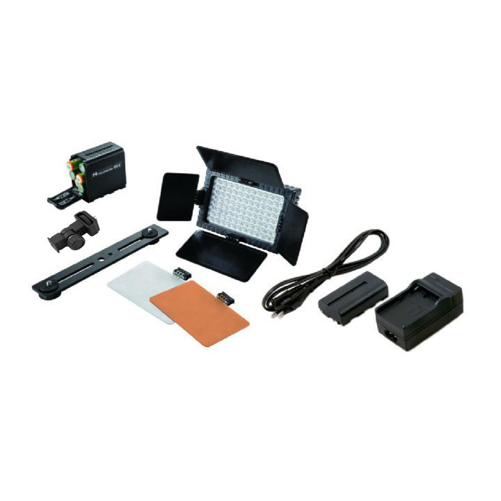 Falcon Eyes 2905953 - LED Lamp Set Dimmable DV-96V-K2 including Battery