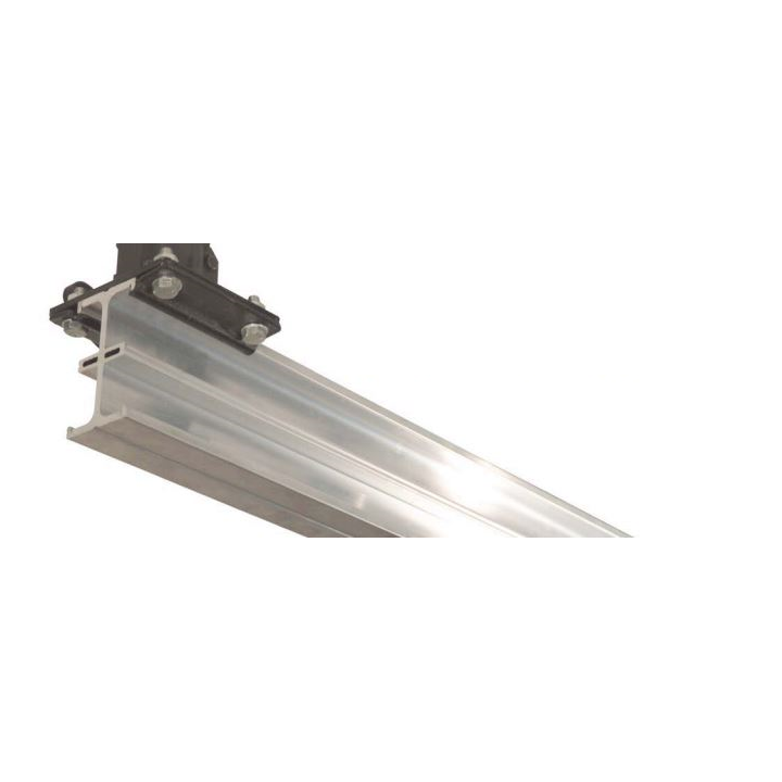 Desisti 8201.104 - D Rail Extruded Aluminum Linear Rail Section Of 4 Meter