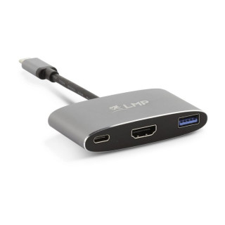 LMP C2USBHDC-AL-sp - USB-C (m) to HDMI (4Kx2K) (f) & USB 3.0 (f) & USB-C Charger