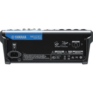 Yamaha MG12XU - 12-Input Mixer with Built-In FX and 2-In/2-Out USB Interface