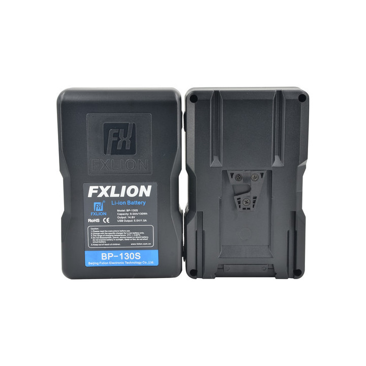 FXLION BP-130S - FX Cool Black V-lock battery 14.8V, 9.0AH, 130WH