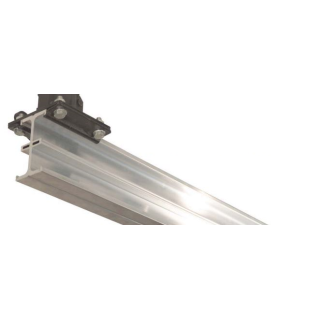 Desisti 8201.102 - D Rail Extruded Aluminum Linear Rail Section Of 2 Meter