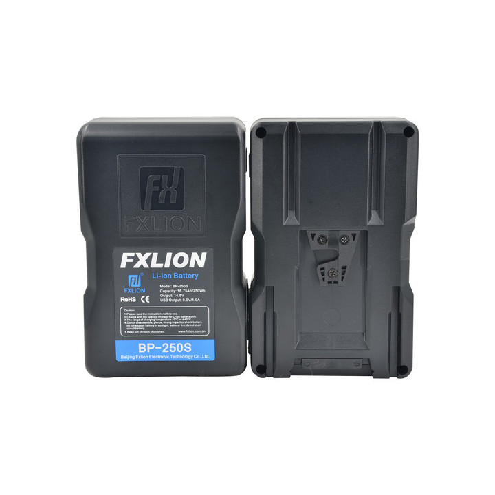 FXLION BP-250S - FX Cool Black V-lock battery 14.8V,16.75AH, 190WH