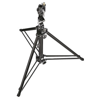 Manfrotto 070BU - Follow Spot Stand with Leveling Leg (Black, 4.8')