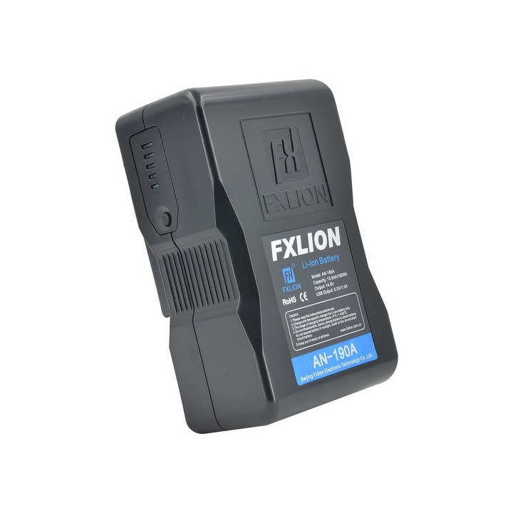 FXLION AN-190A - FX Cool Black Gold Mount li-ion battery, 14.8V, 13.0AH, 190WH
