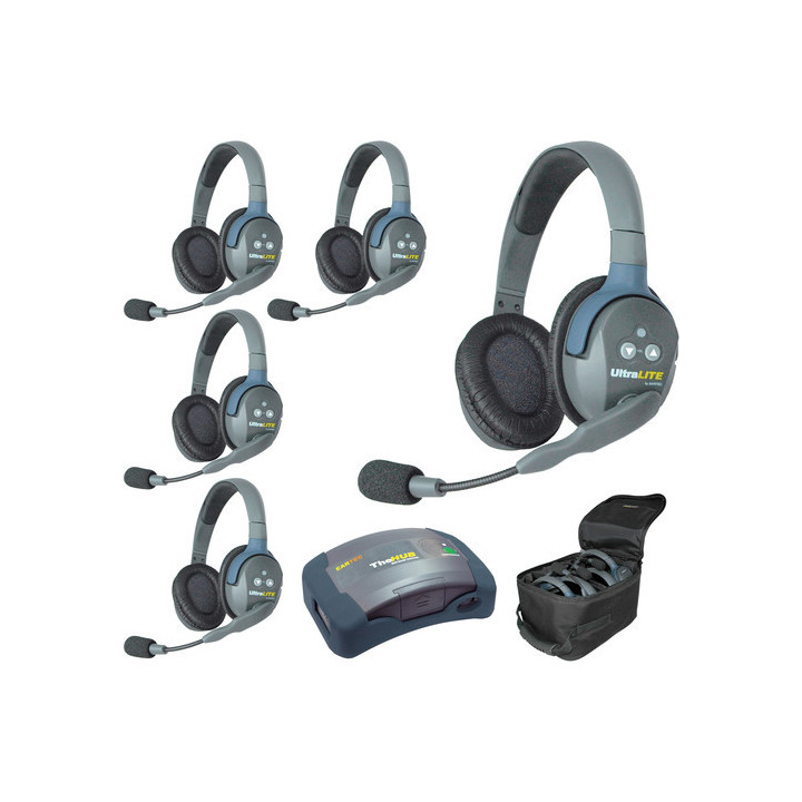 Eartec HUB5D - UltraLITE & HUB 5 person system