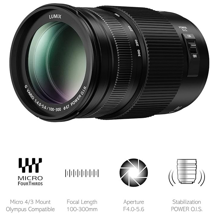 Panasonic H-FSA100300E - Lumix G 100-300mm F4-5.6