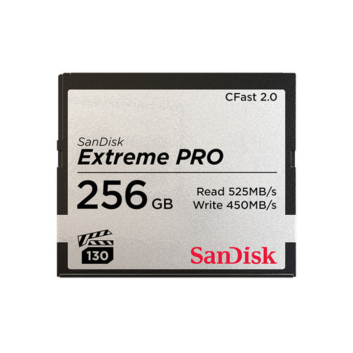 Sandisk SDCFSP-256G-G46D - CFast ExtremePro 525MB/s 256GB