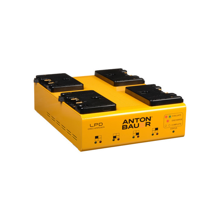 Anton-Bauer 8475-0135 - LPD Quad Gold Mount discharger