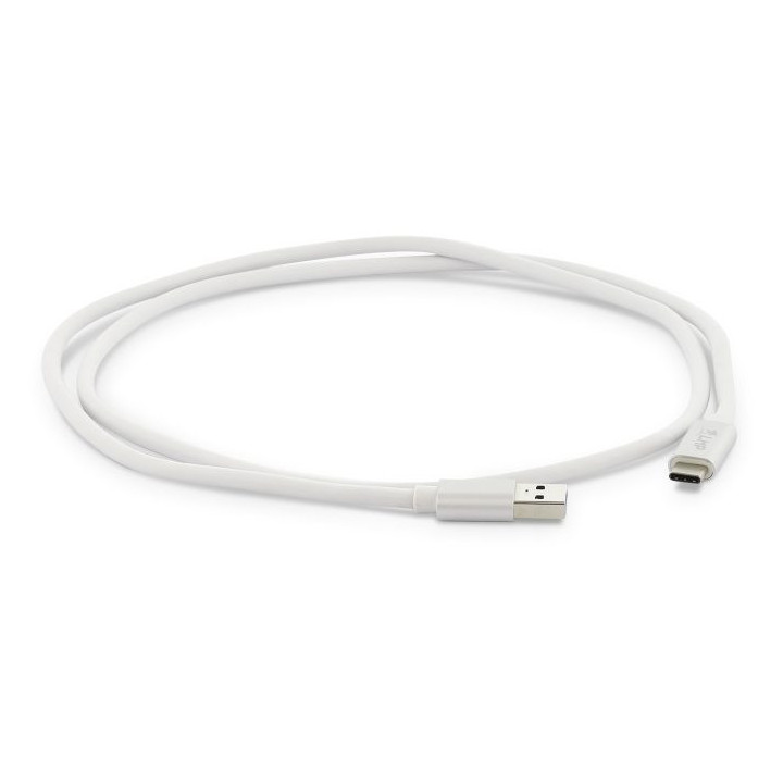 LMP USB-C USB-A-si - USB-C (m) to USB-A (m) Cabel, 1 m, silver