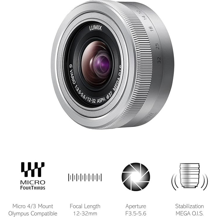Panasonic H-FS12032E-K - Lumix G 12-32mm 3.5-5.6 black