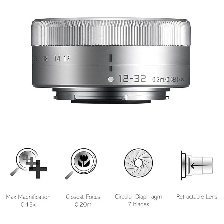 Panasonic H-FS12032E-K - Lumix G 12-32mm 3.5-5.6 black