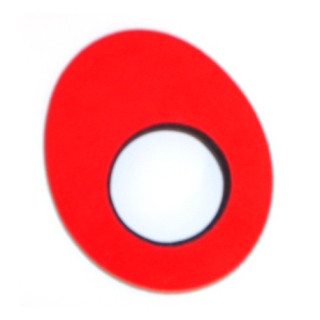 Cineboutique A-OEBSOVLRO - Viewfinder Eyecushion Ultrasuede Large Oval Red
