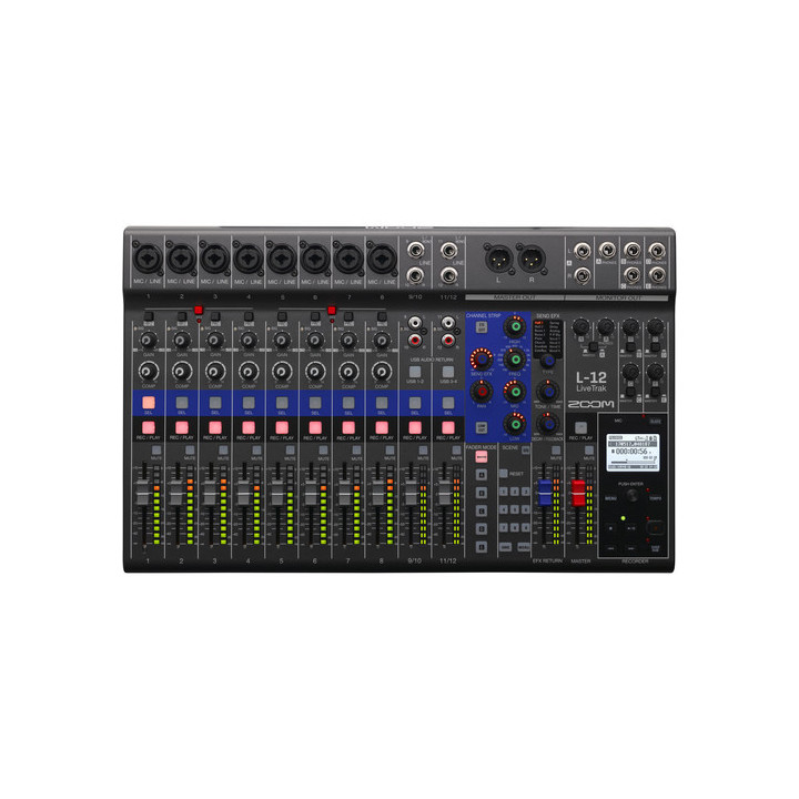 Zoom LiveTrak L-12 - 12-Channel Recorder/Mixer incl. AD-19E PSU