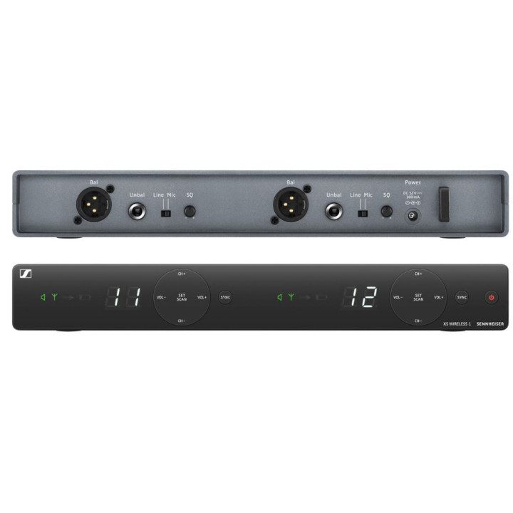Sennheiser EM-XSW1-DUAL-B - Dual-Channel Stationary Receiver with Internal Antennas