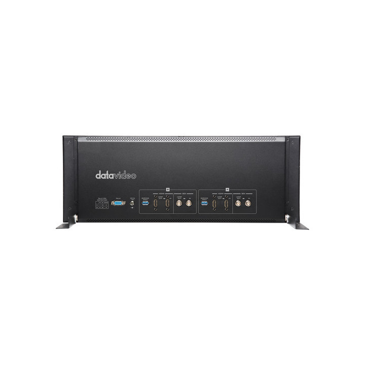 Datavideo 2100-0102 - TLM-102 - 10.1 inches 4RU Rack mount Dual monitors