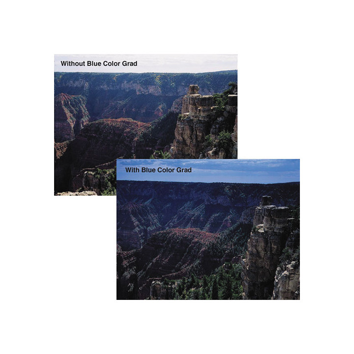 Tiffen 58CGBLUE - 58MM COLOR GRAD BLUE FILTER