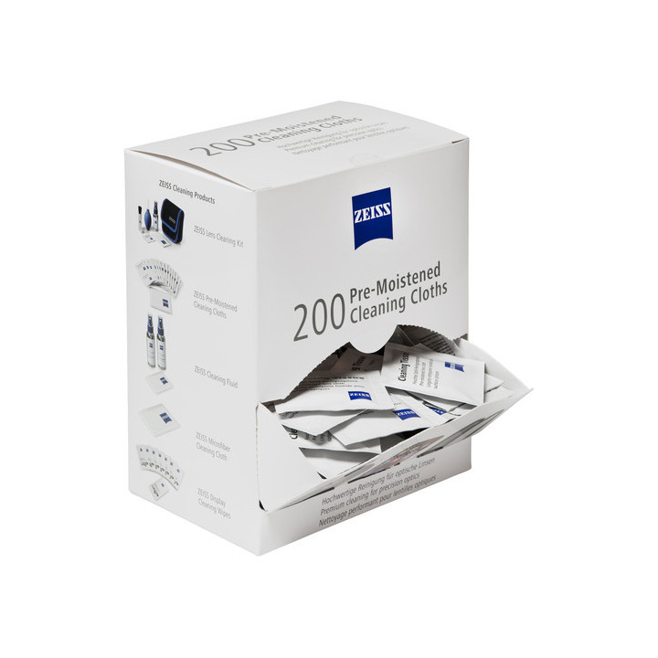 Zeiss 2203-468 - Pre-moistened cleaning cloths - Box