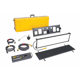 Kinoflo KIT-F31TU - FreeStyle/GT 31 LED DMX Kit, Univ w/ Travel Case