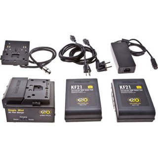 Kinoflo SYS-BK12 - Block/KF21 Single Battery System, 140Whr, 28.8V (2 Batteries)