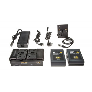 Kinoflo SYS-BK22 - Block/KF21 Double Battery System, 140Whr, 28.8V (2 Batteries)