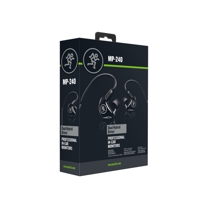 Mackie MP-240 - Hybrid Dual Driver In-Ear Headphones