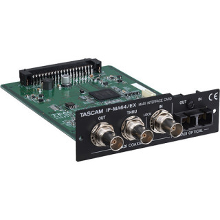 Tascam IF-MA64/EX - MADI Interface Card for DA-6400, BNC/Optical