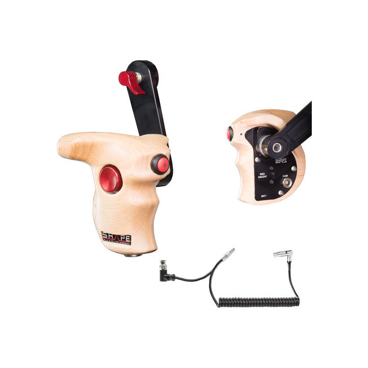 Shape D1STRED - Red Camera Stop & Start Grip Arri Rosette