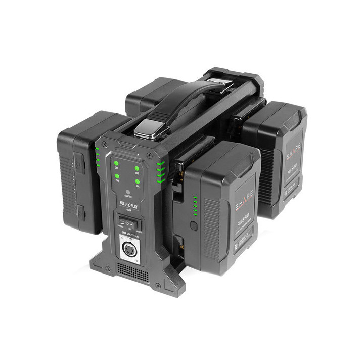 Shape G4CHA - Intelligent 4-Channel Gold-Mount Lithium-Ion Battery Charger