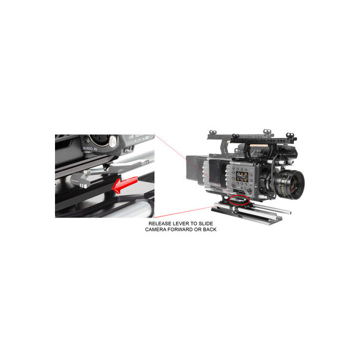 Shape VN15D - 15mm Studio Sliding Baseplate For Sony Venice