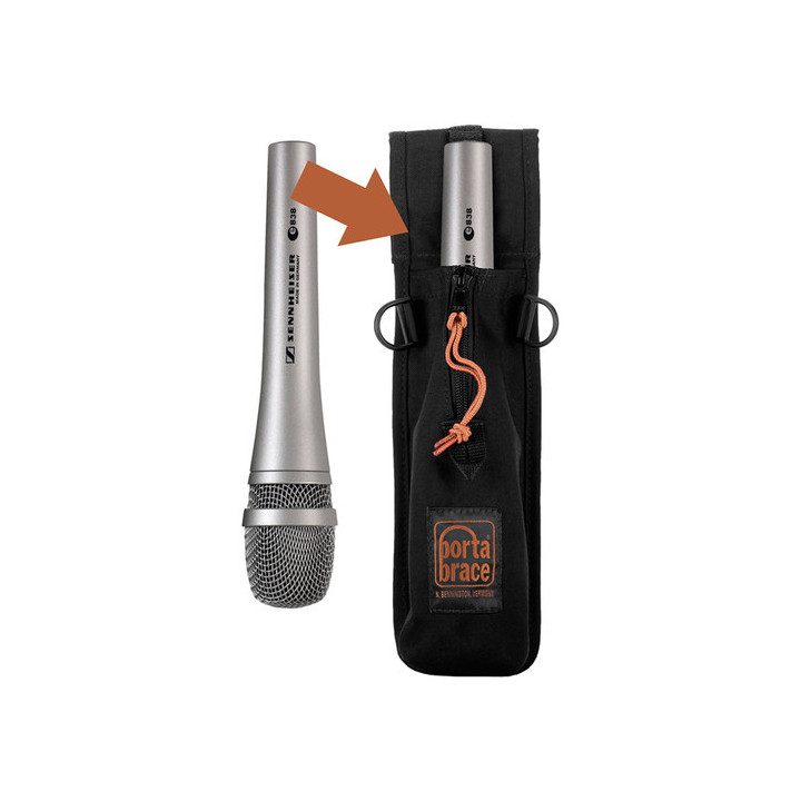 Portabrace MH-2BB - Mic Holster, Black