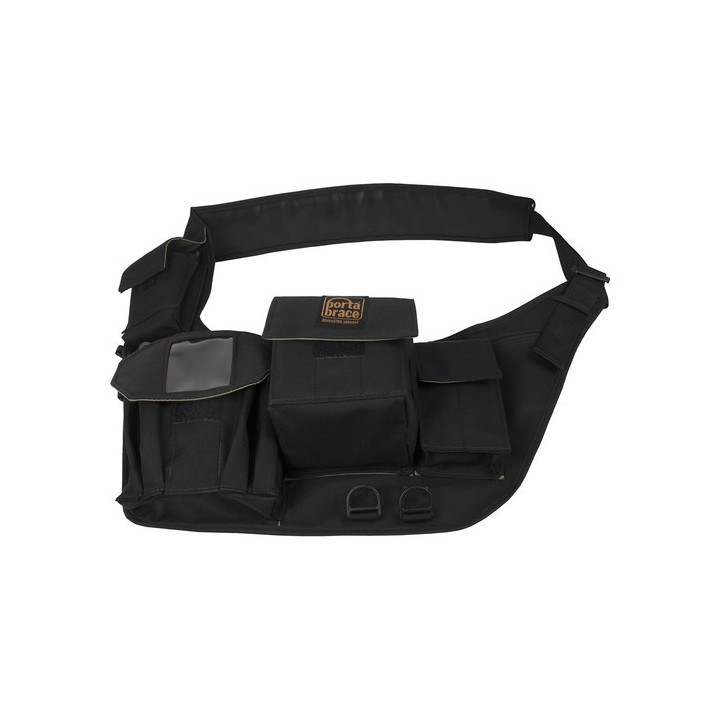 Portabrace SS-MAVIC - Messenger-Style Cordura Slinger, Black