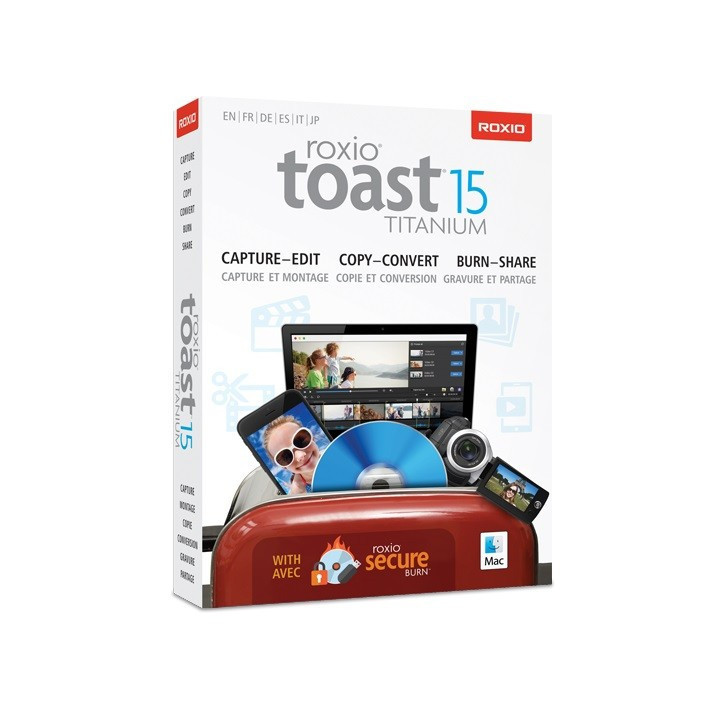 Roxio Toast 15 - Toast Titanium 15, multilingual