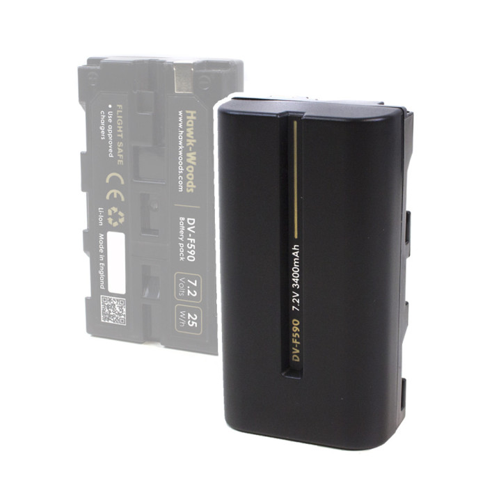 Hawkwoods DV-F590 - Sony Replacement L Series Battery