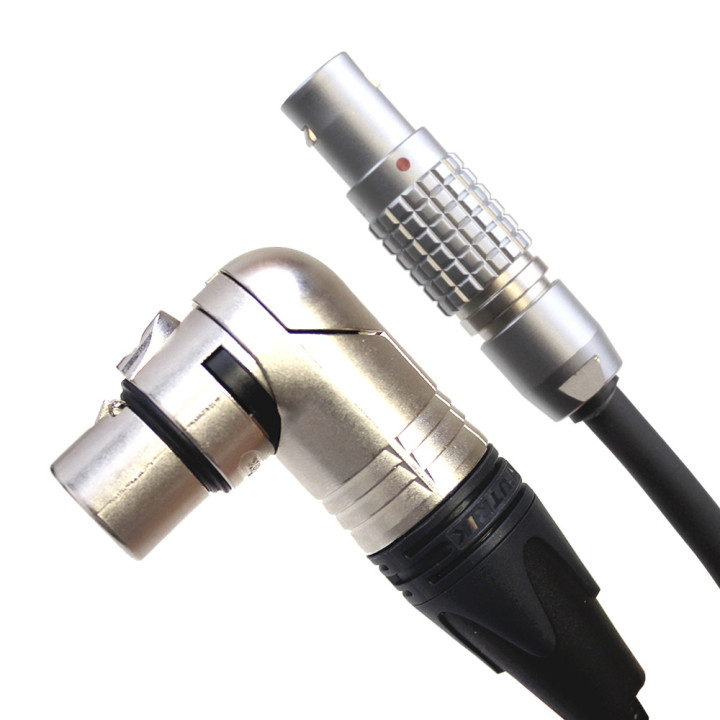 Hawkwoods L1B.6M-30-X4FR - Lemo 1B 6pin - XLR 4p F R/A - 30cm (LA-100)
