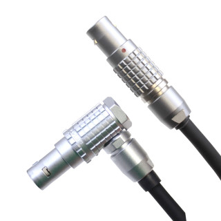 Hawkwoods L1B.6M-30-L1B.6FR - Lemo 1B 6pin - Lemo 6pin R/A (RED Cameras) 30cm (LA-102)