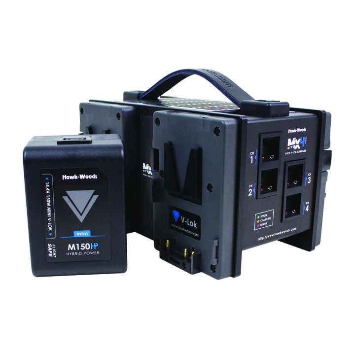 Hawkwoods VL-MX4 - Mini-VL 3A quad channel charger - simultaneous