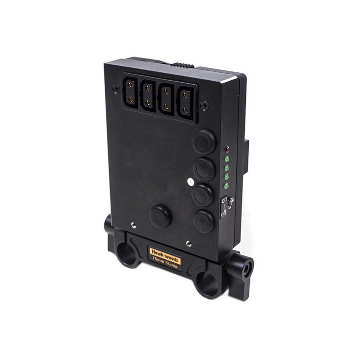 Hawkwoods VLM-DC6X - V-Lok 15mm hot-swap plate