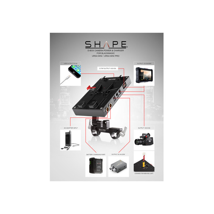 Shape BXBUM - D-Box Camera Power And Charger