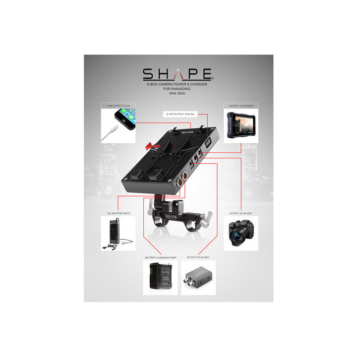 Shape BXDMW - D-Box Camera Power And Charger