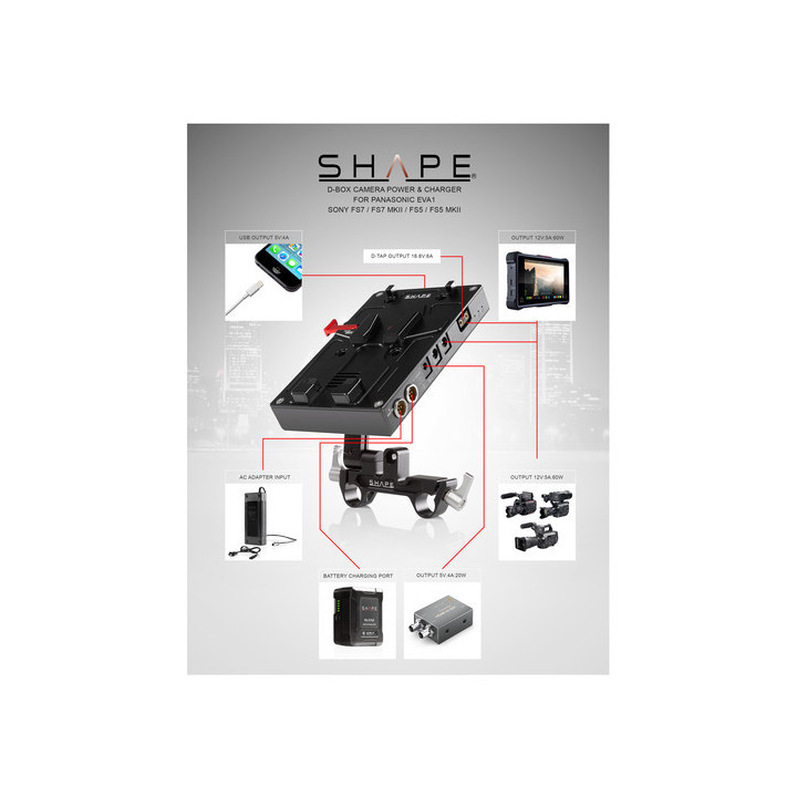 Shape BXFS5 - D-Box Camera Power And Charger