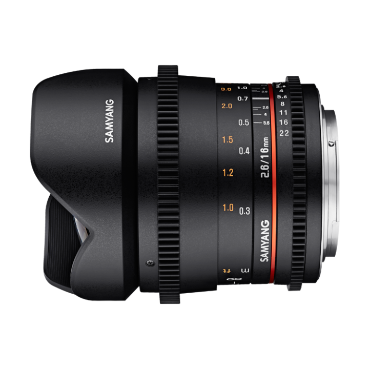 Samyang F1313604101 - 16mm T2.6 Pentax K