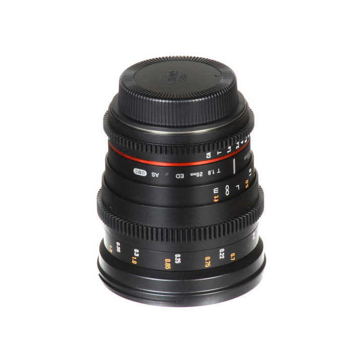 Samyang F1513509101 - 20mm T1.9 FF Cine MFT