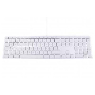 LMP KB-ZA-si - USB keyboard KB-1243 with number block, silver