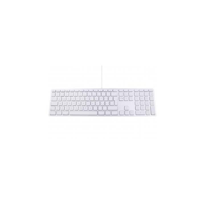 LMP KB-ZA-si - USB keyboard KB-1243 with number block, silver