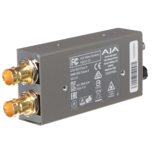 AJA FiDO-T-ST-R0 - Single-channel SD/HD/3G SDI to Optical Fiber