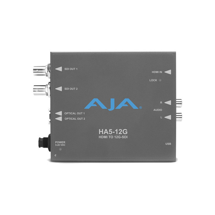 AJA HA5-12G-R0 - HDMI 2.0 to 12G-SDI Conversion