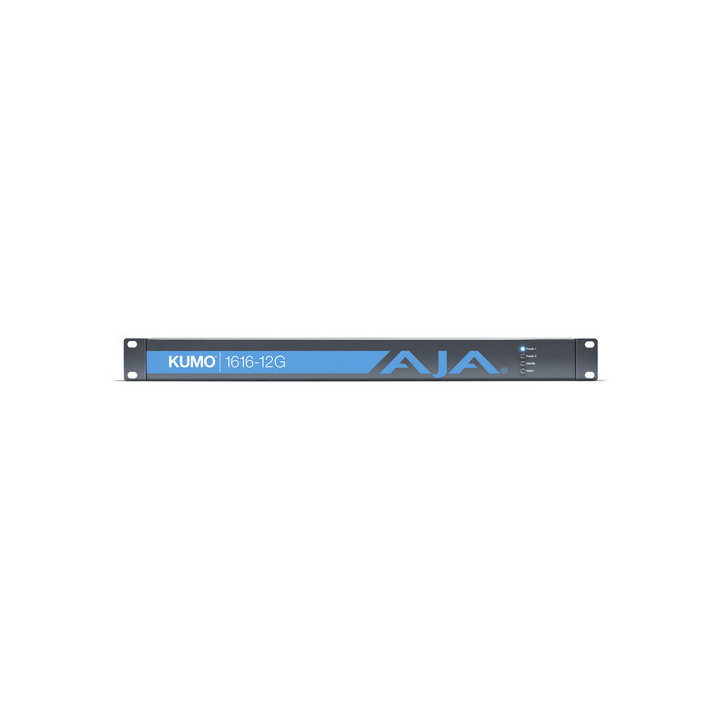 AJA KUMO-1616-12G - KUMO 16x16 Compact 12G-SDI Router, with 1 power supply