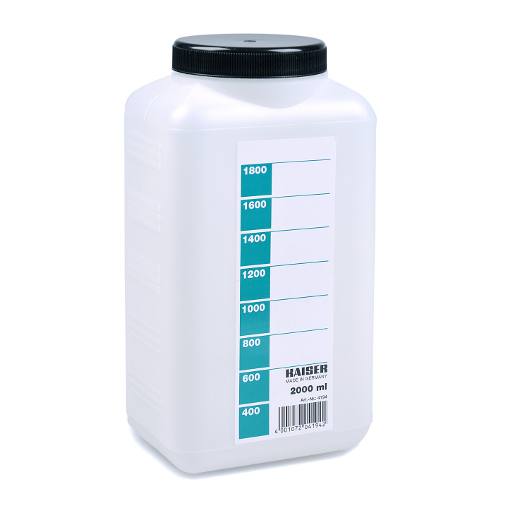 Kaiser K4194 - Chemical Storage Bottle, 2000 ml, white